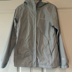 Columbia Light Gray Hooded Jacket